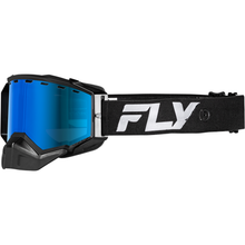 Zone Snow Goggle Black/Black W/Sky Blue Mirror/Blue Lens