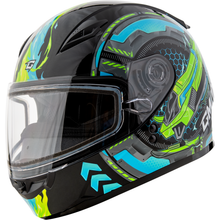 Gm 49y Charge Snow Helmet Black/Blue/Green Ym