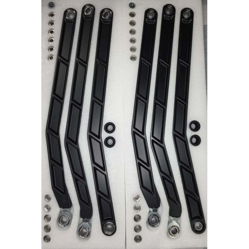 Elektric Offroad 2017+ Can Am Maverick X3 Volt Billet Radius Rods Anodized Black RS 72In Model Only
