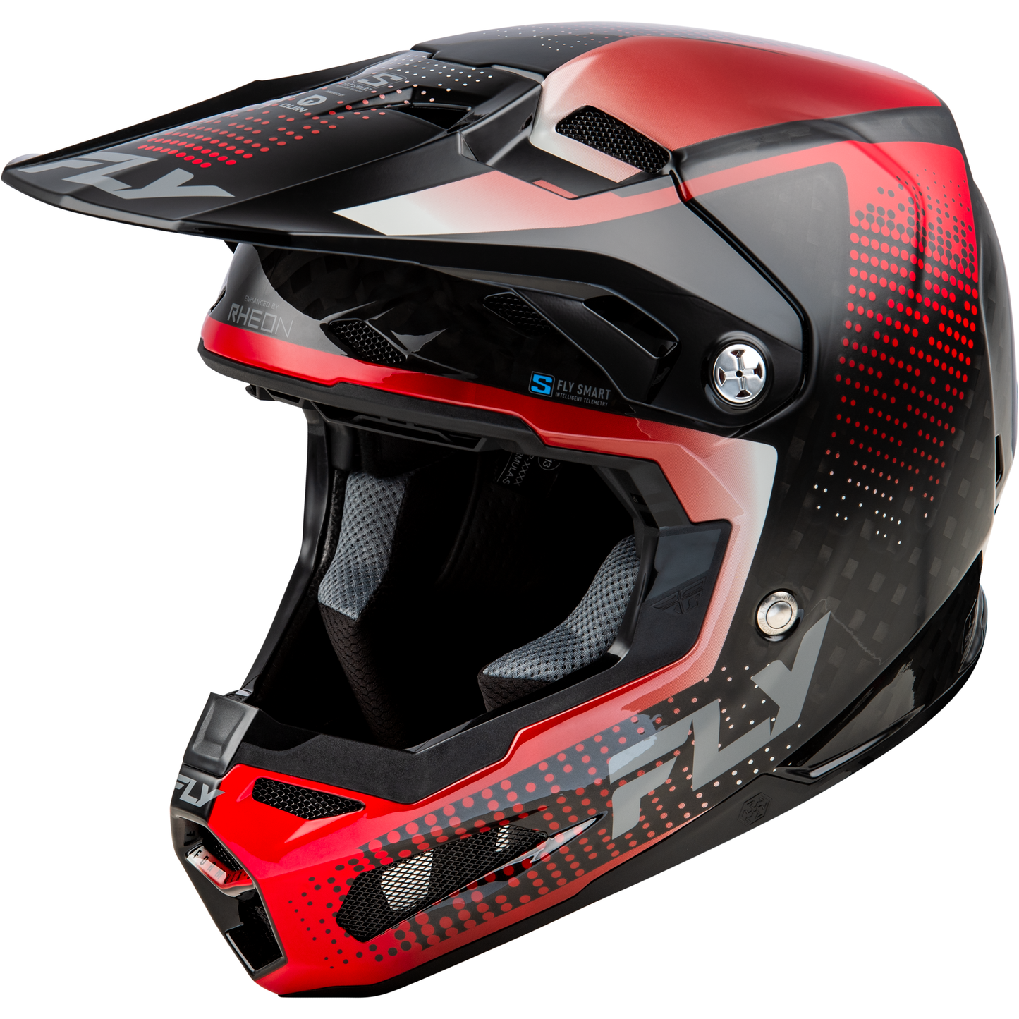 Formula S Carbon Protocol Helmet Black Carbon/Red Sm