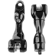 Kuryakyn Adjustable Passenger Peg Mounts for Harley-Davidson Touring and Indian Models Gloss Black