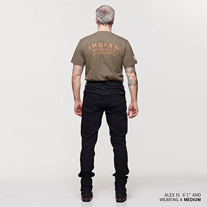 Indian Motorcycle Men's Riding Jean, Black - 42 X 32-28628464232