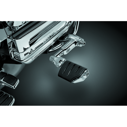 Kuryakyn Ergo III Adjustable Mount With Trident Dually ISO Pegs Chrome