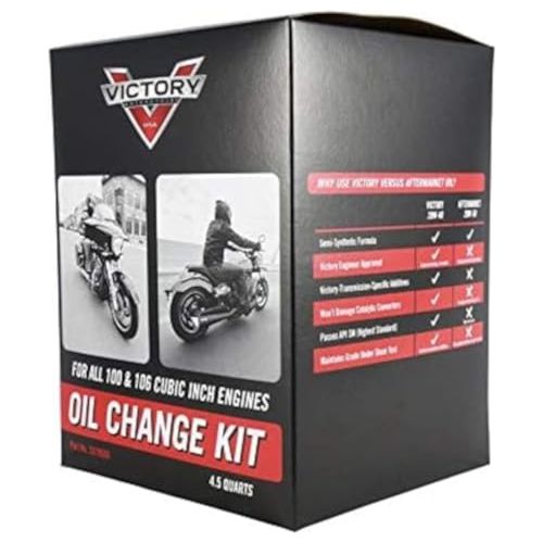 
                      
                        Victory Motorcycle Oil Change Kit - 2879600
                      
                    