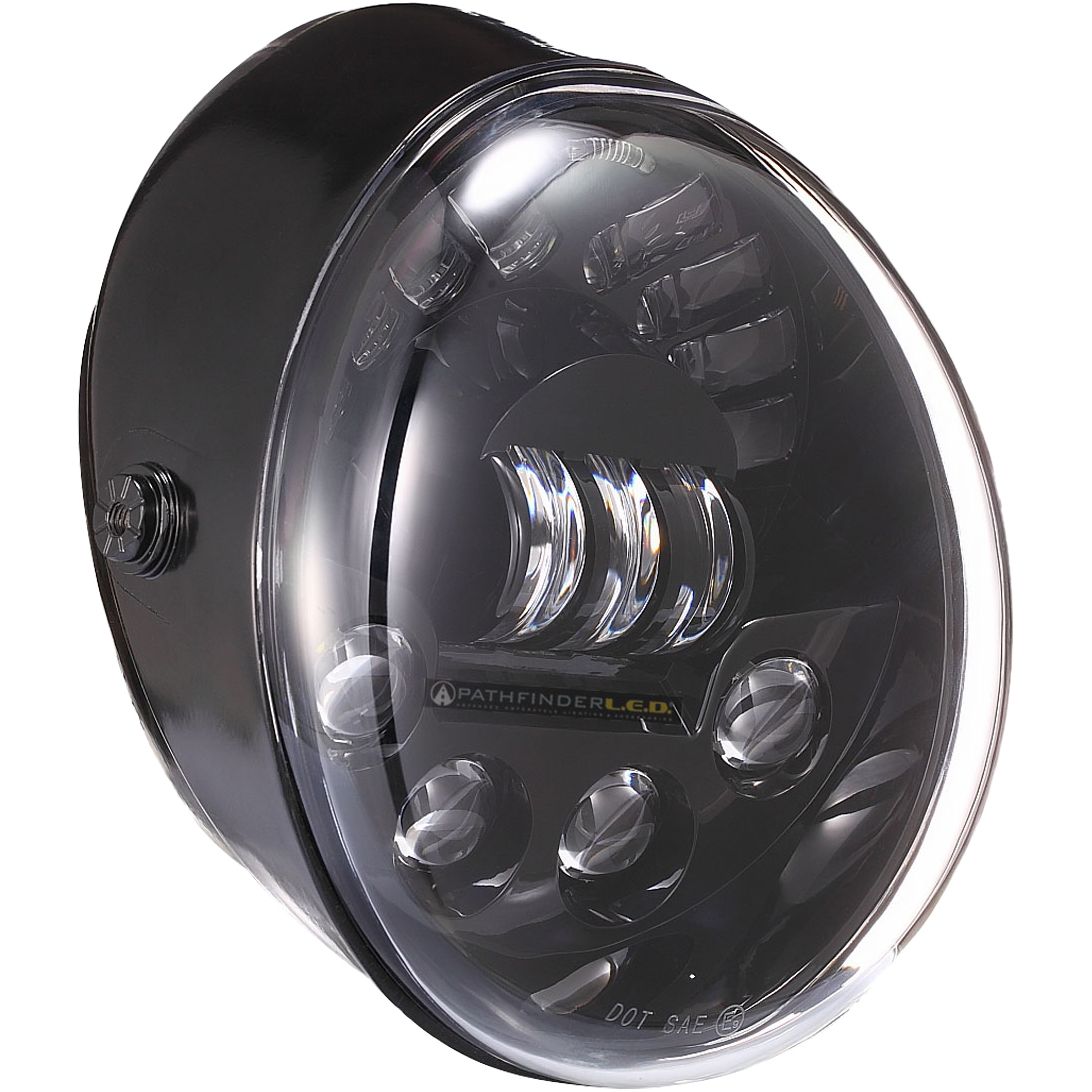 V Rod Headlight Black