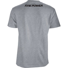Fire Power Tee Grey Heather Xl