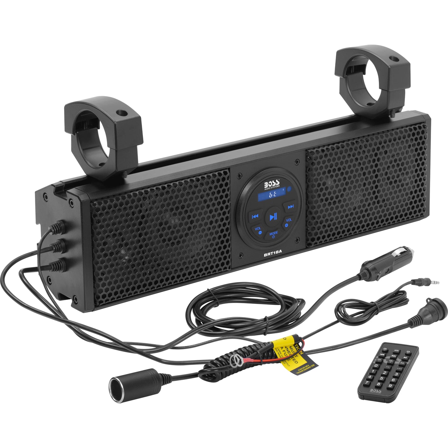 Plug N Play 18" Sound Bar 4 Speakers Fits 1.5 2" Bars