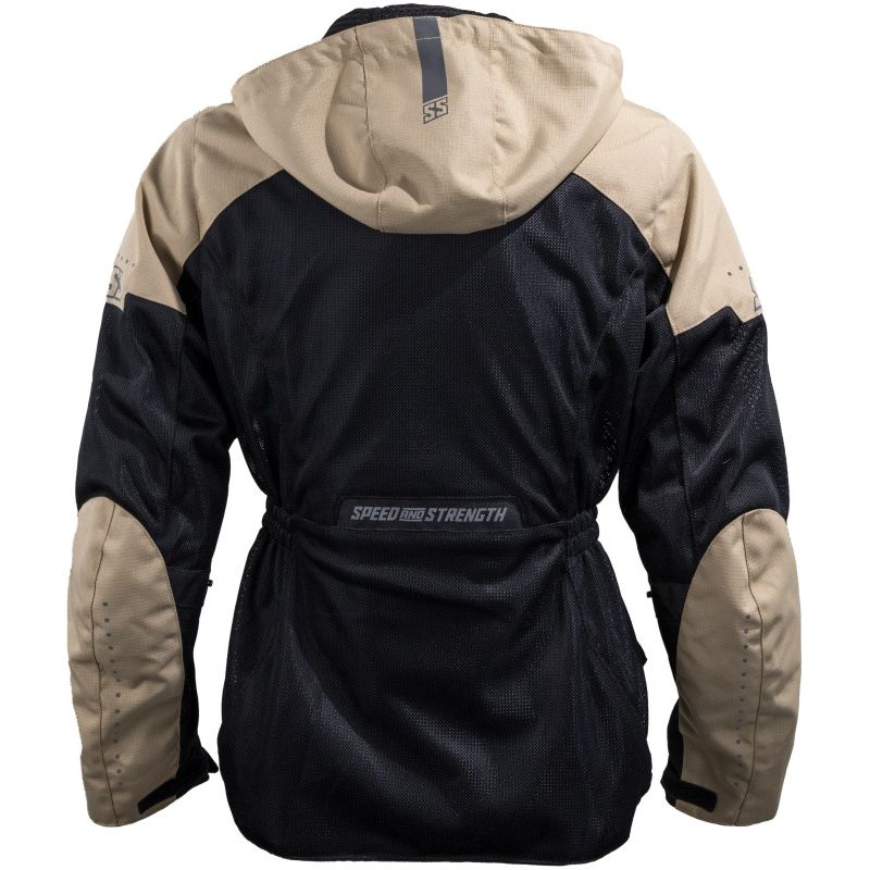 Speed and Strength Starstruck Mesh Jacket Trench Tan/Black Womens - Medium