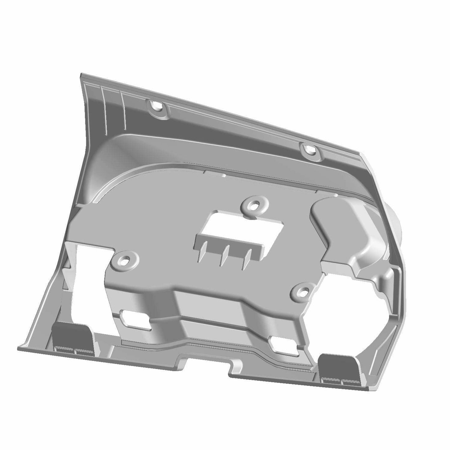 Polaris Ranger Gauge Dash, Hood, C4, Gloss Black, Genuine OEM Part 5454158-070, Qty 1