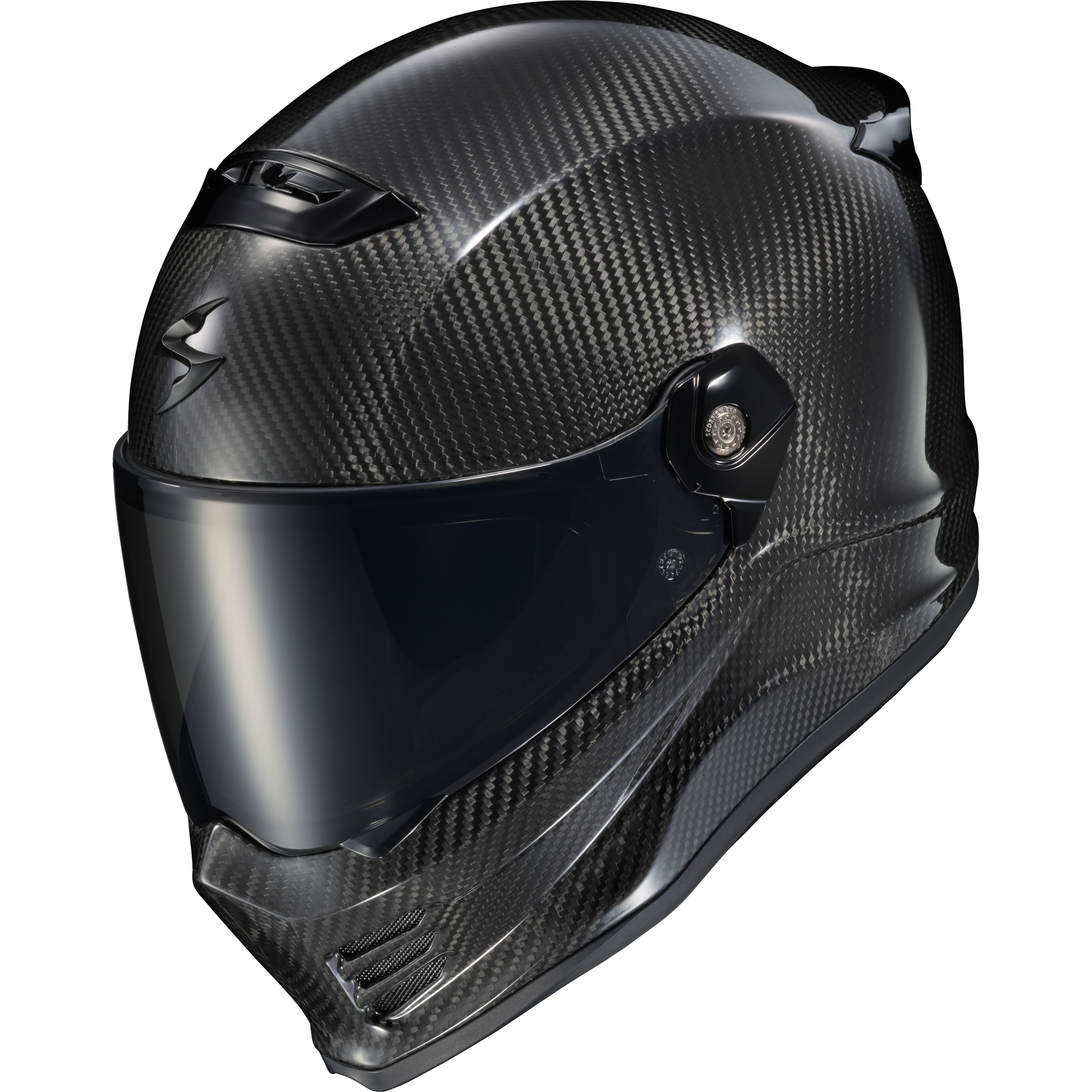 Covert Fx Carbon Full Face Helmet Gloss Black 3x
