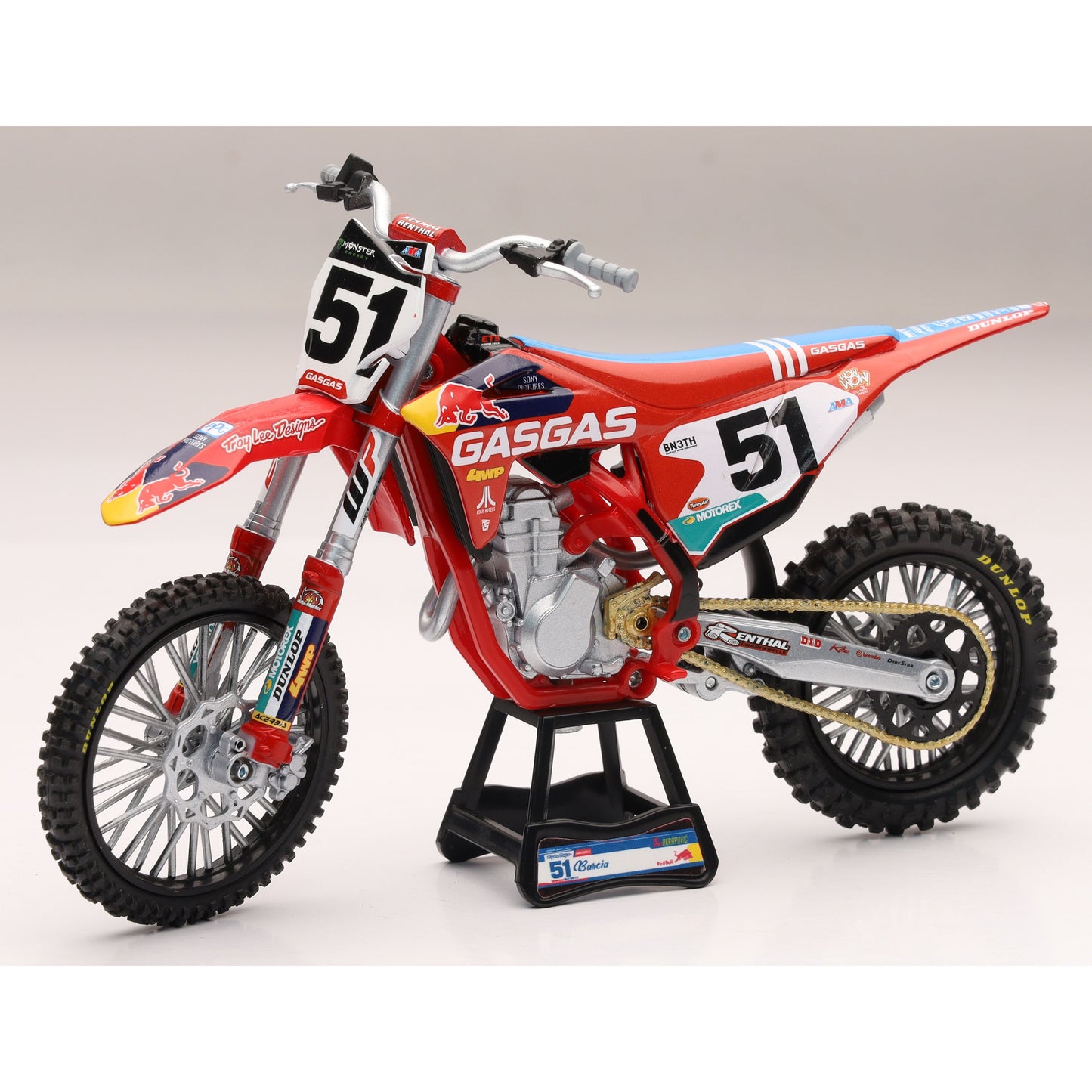 Scale 1:12 Tld Red Bull Gas Gas Mc450 Barcia #51