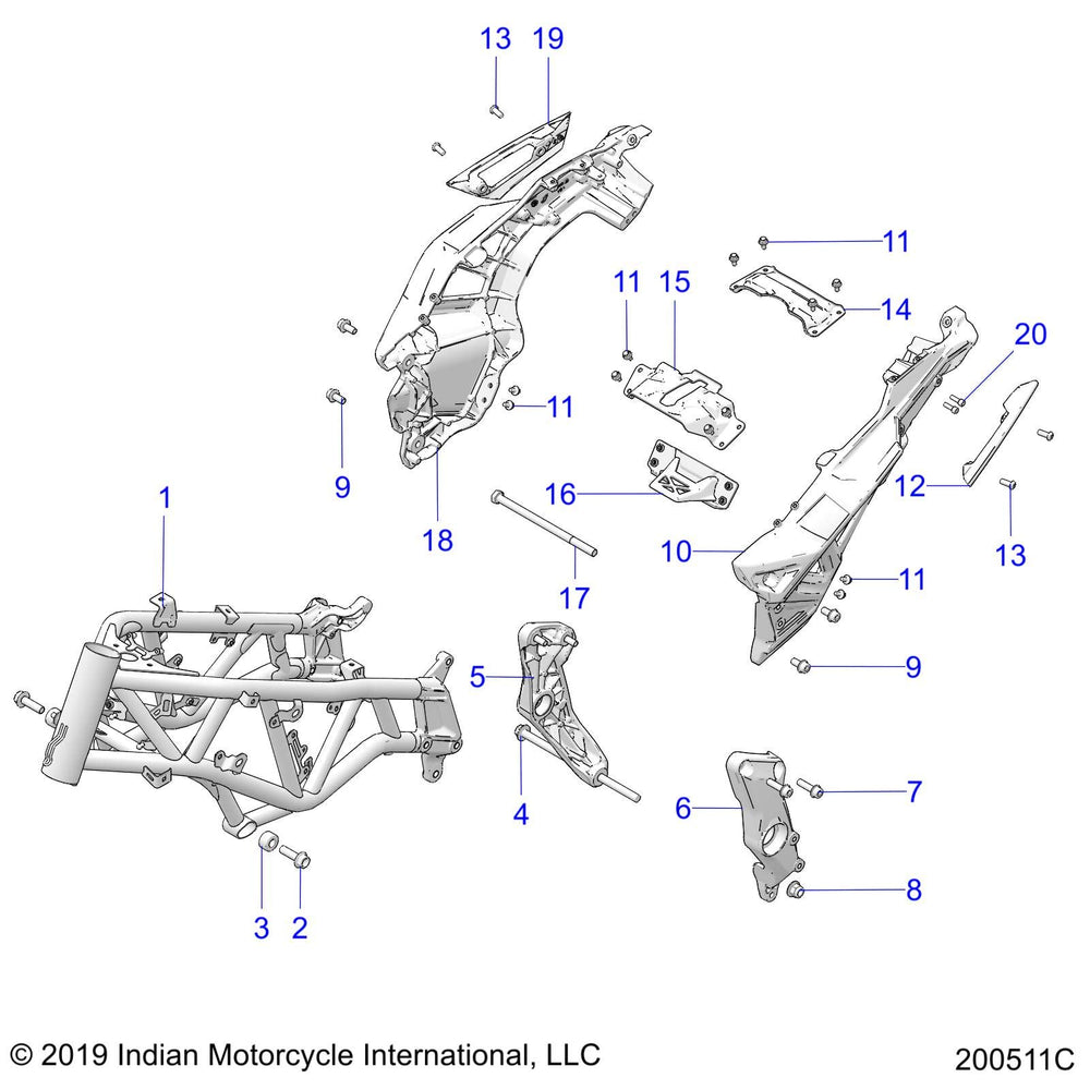 
                      
                        Indian Motorcycle Screw, Genuine OEM Part 7519881, Qty 1
                      
                    