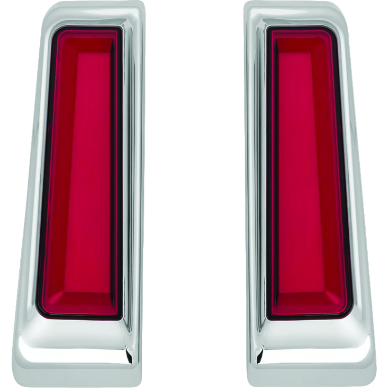 Kuryakyn Tracer L.E.D. Inserts For Saddlebag Supports Chrome