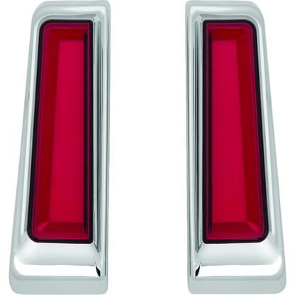 Kuryakyn Tracer L.E.D. Inserts For Saddlebag Supports Chrome