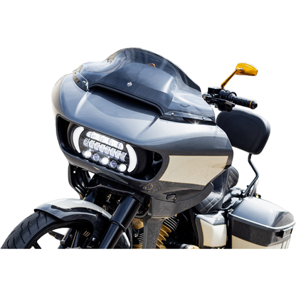 Led Sharktooth W/ Turns Blk/Chr Fltr `15 Up