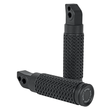 Slash Cut Pass Foot Pegs Black