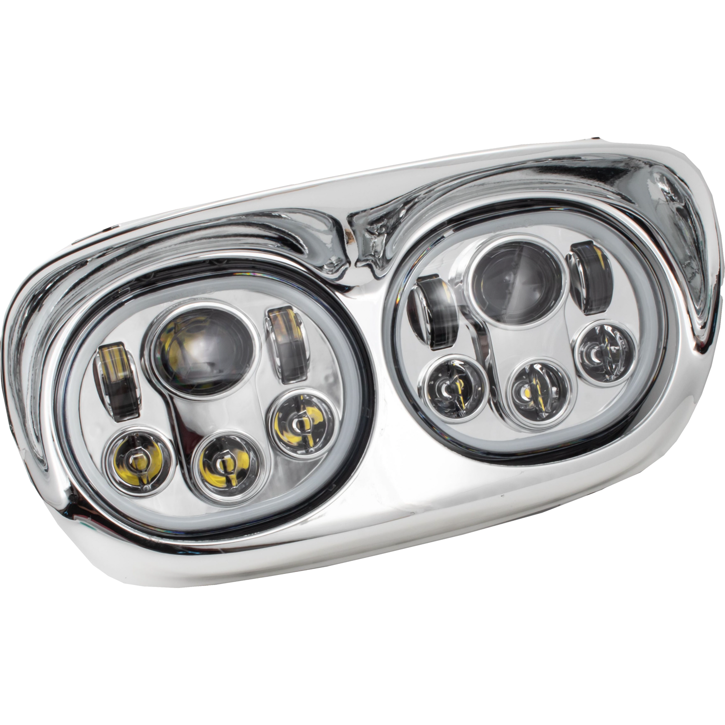 Led Headlight Chr/Chr Halo Fltr `98 13