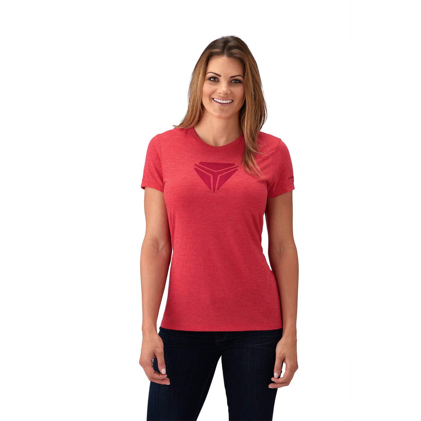 Polaris Slingshot Women�s Vintage Graphic T-Shirt with Slingshot Shield - XL Burgundy Heather