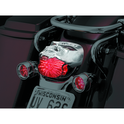 Kuryakyn Zombie Taillight Cover Chrome