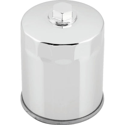 Twin Power Evo Chrome Oil Filter With Nut Replaces H-D 63796-77A 63805-80A 63806-83