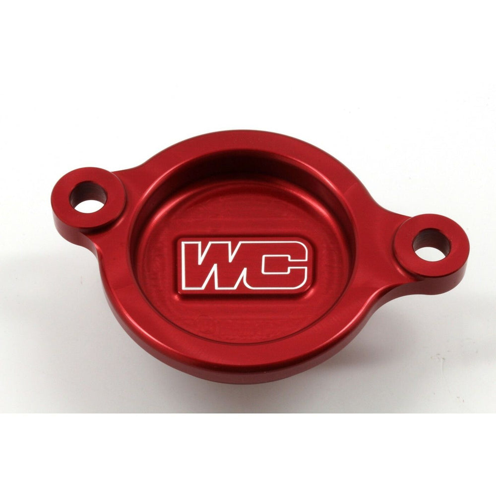 Oil Filter Cover Red Hon