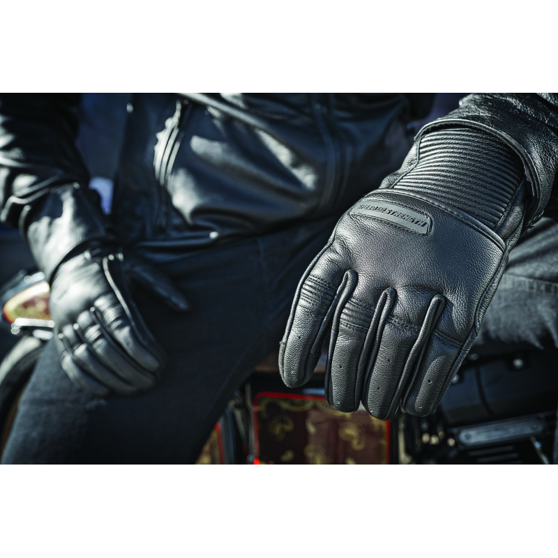 Speed and Strength Off the Chain Leather Gloves Black - Small