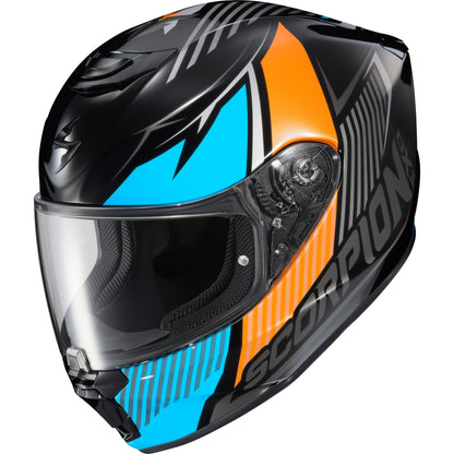 Exo R330 Full Face Helmet Hawker Light Blue Sm