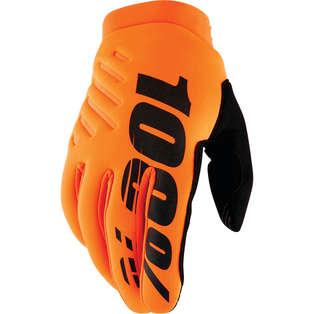Brisker Youth Gloves Fluo Orange/Black Sm