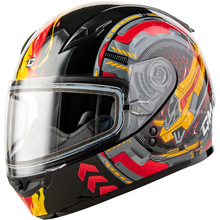 Gm 49y Charge Snow Helmet Black/Red/Yellow Ym