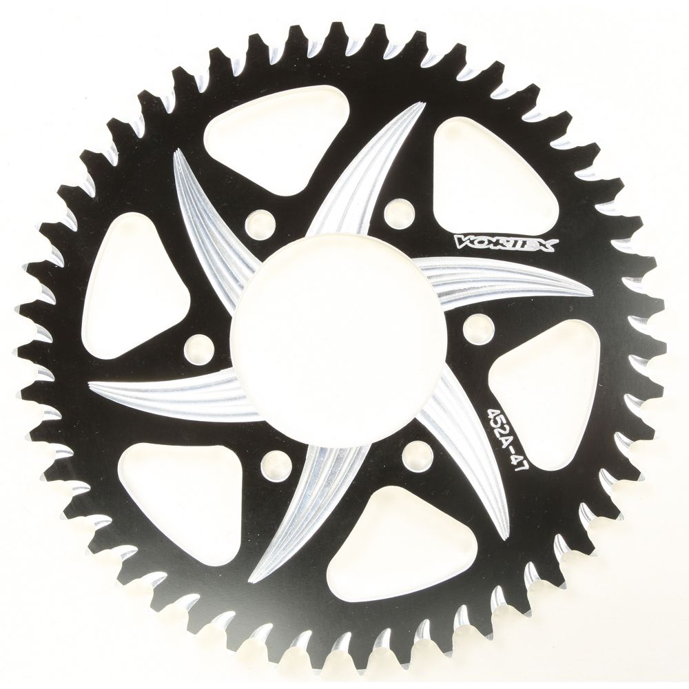 Rear Cat5 Sprocket Aluminum 47t 520 Blk Kaw