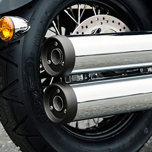Indian Motorcycle Exhaust End Caps, Pair, Bronze, for Specific Scout, Scout Sixty, Scout Bobber, Scout Rogue, Scout Rogue Sixty Models and More, Easy Install, for Custom Style - 2881184-687
