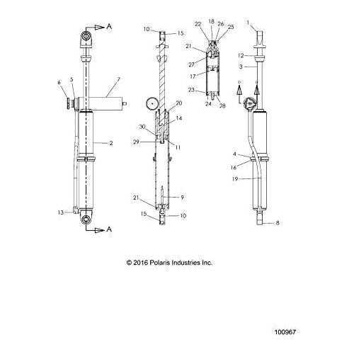 Polaris ATV Shaft Spacer, Genuine OEM Part 1800822, Qty 1
