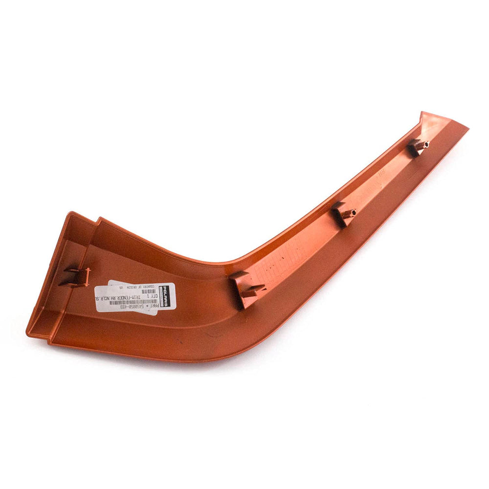 
                      
                        Polaris Slingshot Fender Trim, Right, Nuclear Sunset Tangerine, Genuine OEM Part 5450050-493, Qty 1
                      
                    