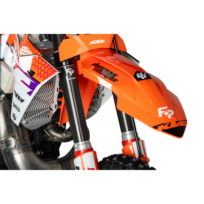 Carbon Fiber Fork Shield Lower 52 Mm X 260 Mm