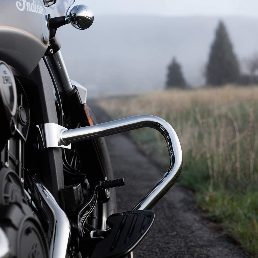 
                      
                        Indian Motorcycle Front Highway Bars for Specific Scout, Scout Rogue, Scout Rogue Sixty, Scout Bobber Models and More, Chrome, Steel, Pair, Engine and Fuel Tank Protection - 2881756-156
                      
                    