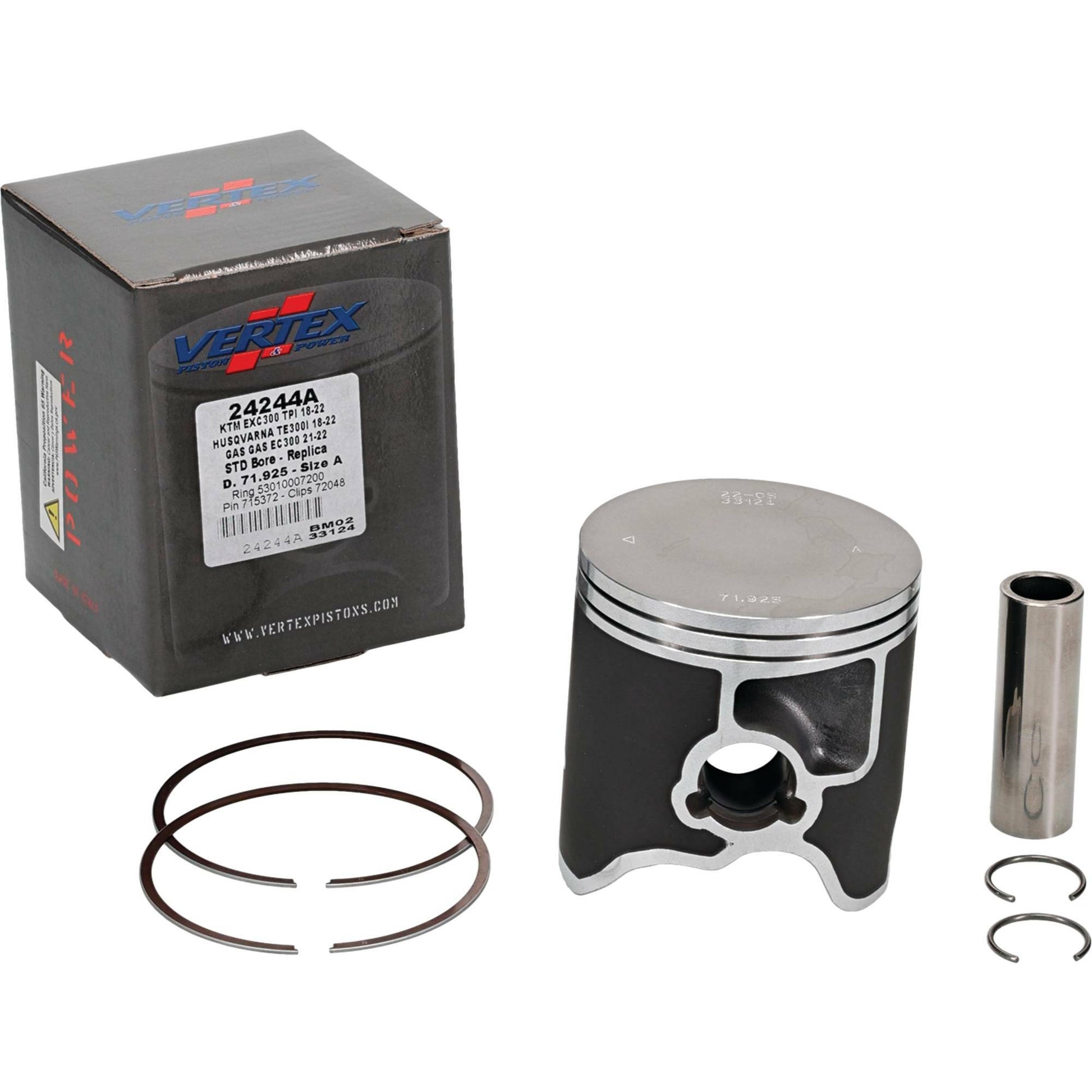 Piston Kit Cast 71.925/Std Husq/Ktm
