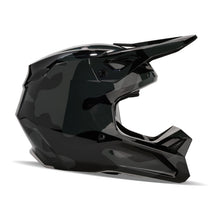 Fox Racing YOUTH V1 MOTOCROSS HELMET, BLACK CAMO 31404-247 - YS