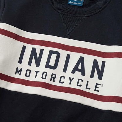 Indian Motorcycle Women�s Colorblock Sweatshirt, Navy - L - 283343306