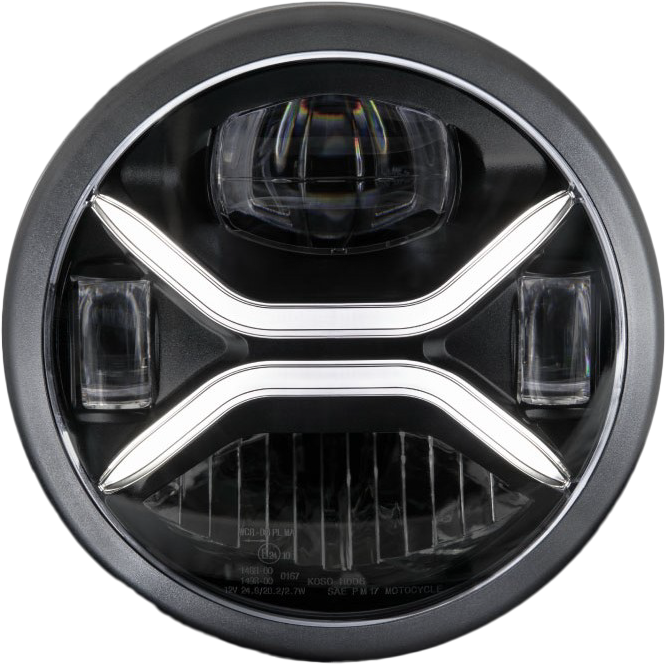 7" Zenith Led Headligh H4 Plug
