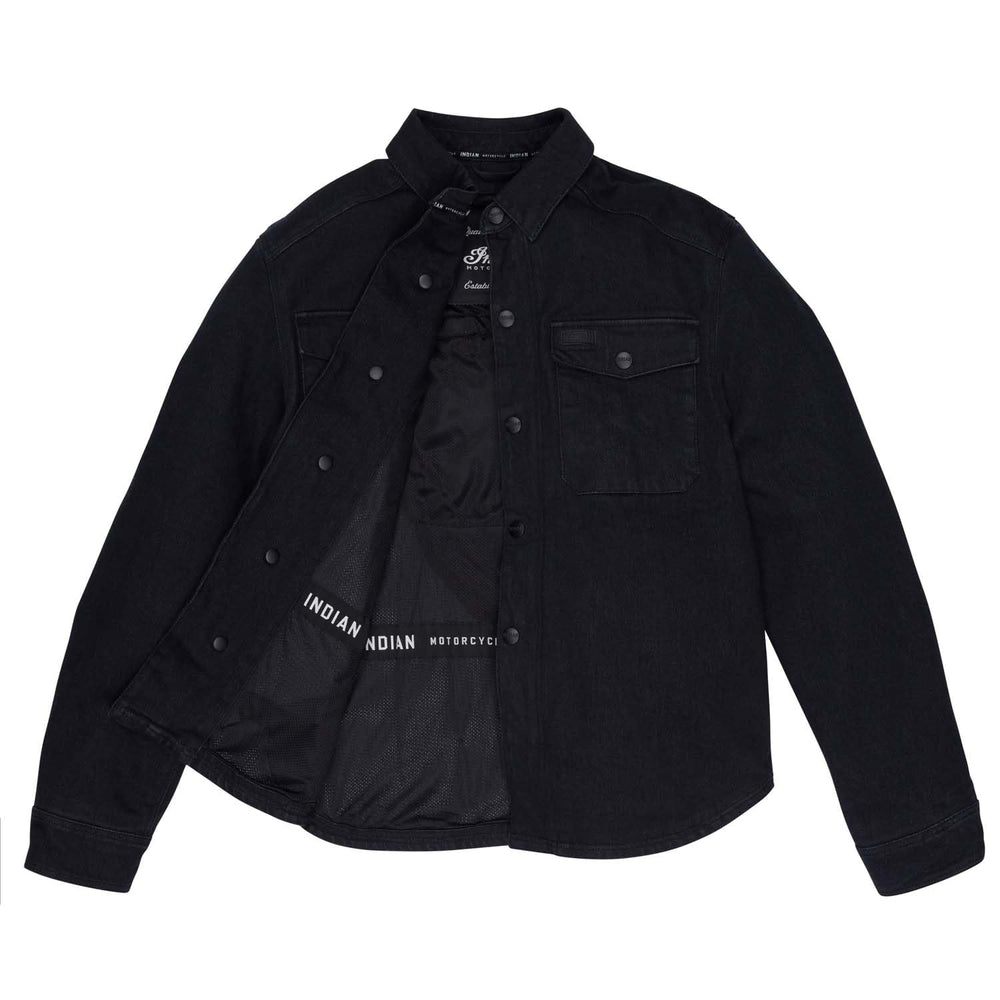 
                      
                        Indian Motorcycle Men's Canyon Denim Overshirt, Black - 2XL - 283336312
                      
                    