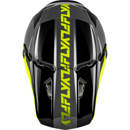 Kinetic Crest Helmet Grey/Black/Hi Vis Xl