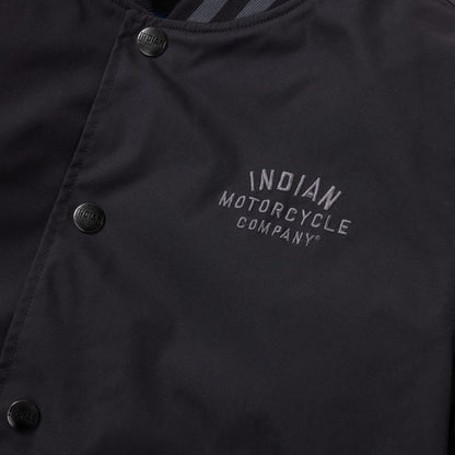 Indian Motorcycle Men's Casual Bomber, Black - XL - 286274009