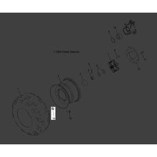 Polaris ATV Flange Nut, Genuine OEM Part 7547237, Qty 1