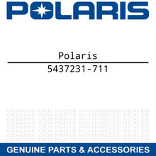 Polaris ATV Headlight Pod, Upper, Maroon, TPO, Genuine OEM Part 5437231-711, Qty 1