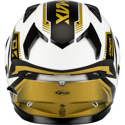 Md 01 Volta Helmet White/Gold/Black Metallic Xs