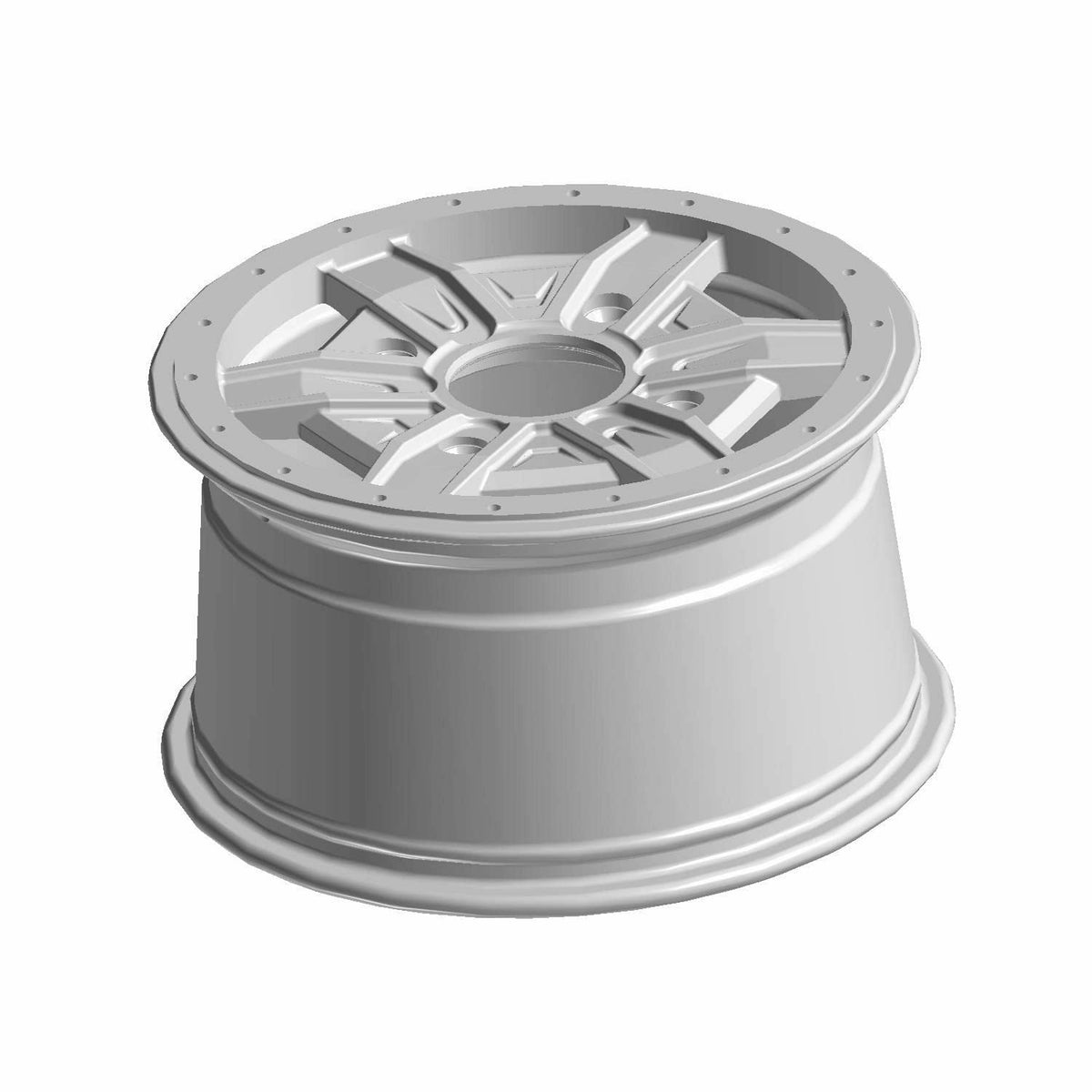 Polaris RZR Rim, Flash Black, Genuine OEM Part 1522807-655, Qty 1