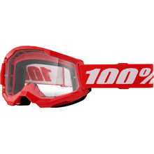 Strata 2 Goggle Red Clear Lens
