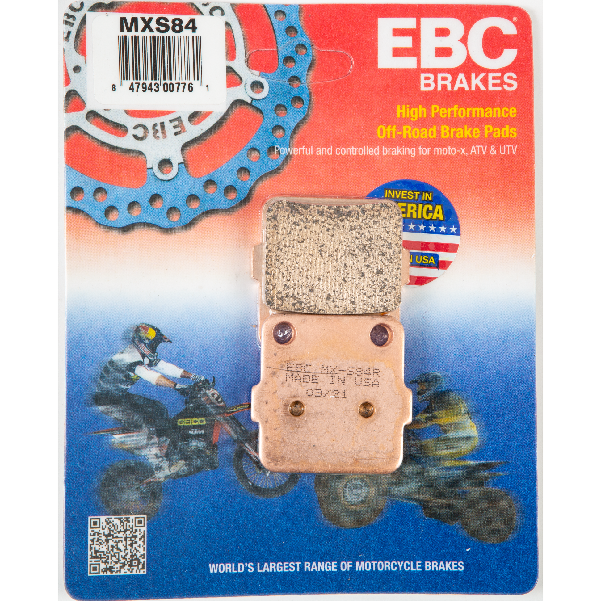 Brake Pads Mxs84 Extreme Pro Mxs Series