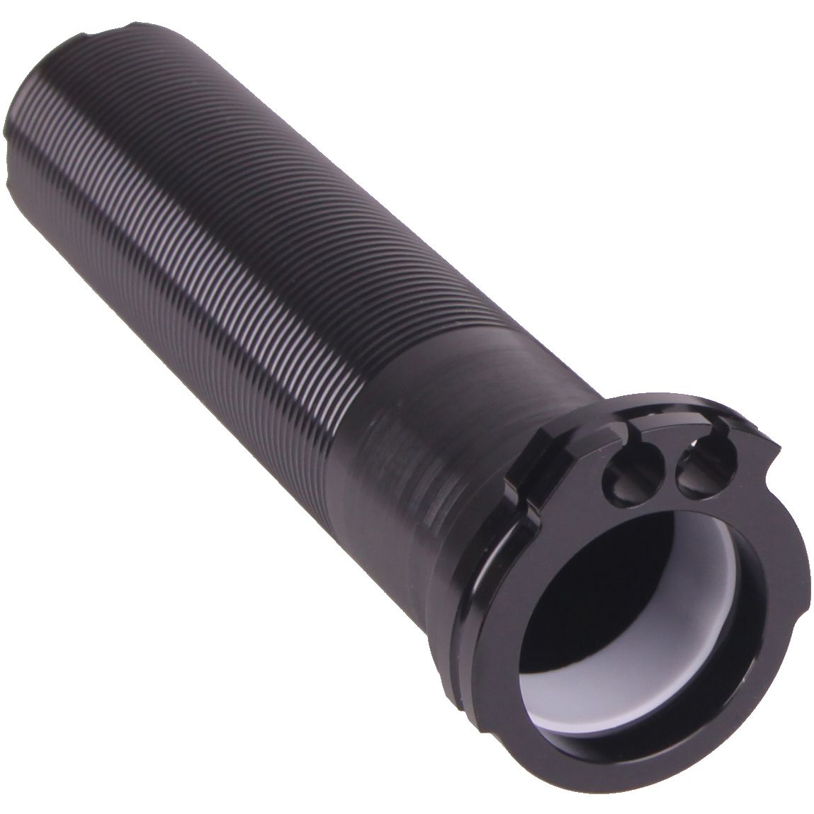 Fusion Alloy Throttle Tube V Twin 84+ Cable Black
