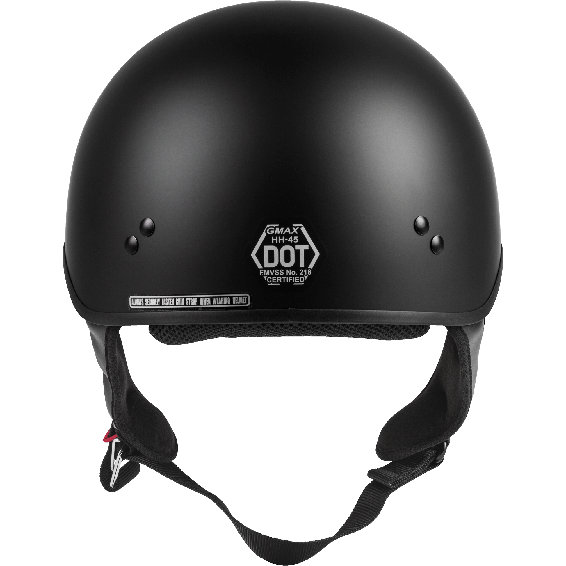 Hh 45 Half Helmet Naked Matte Black Xl